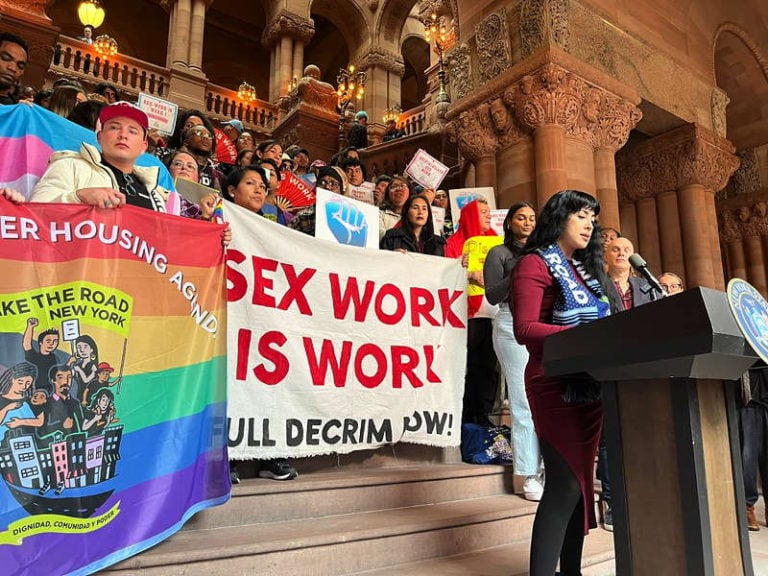 Decriminalization Advocates Fill NY Capitol Decriminalize Sex Work