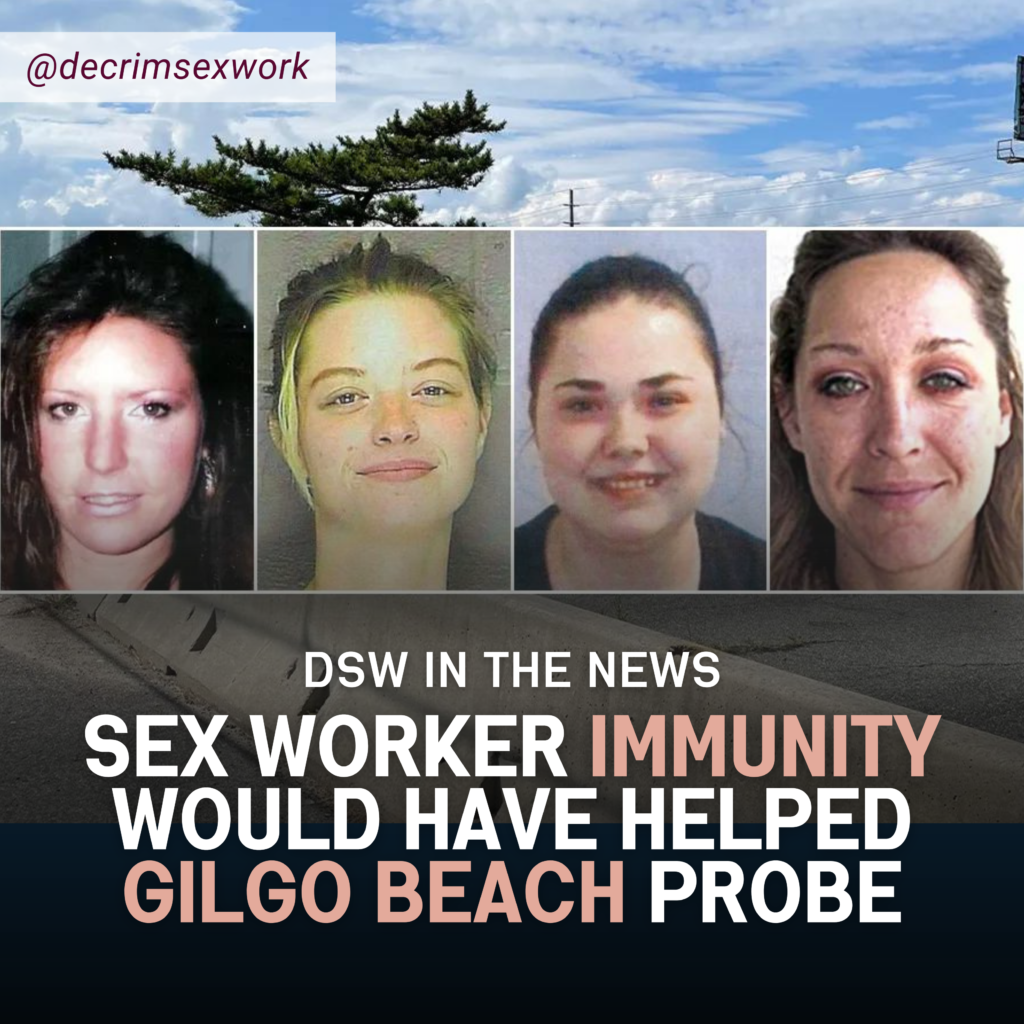 Sex Worker Immunity would have helped Gilgo Beach Probe