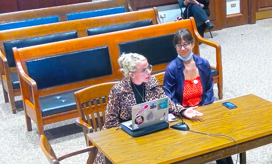 DSW Chief Advocacy Coordinator Henri Bynx testifies in support of H2634 in Massachusetts.