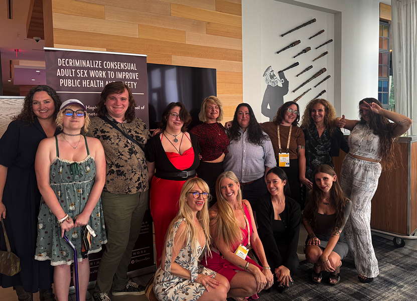 DSW staff and allies gather at a DSW hosted social event following NCSL.
