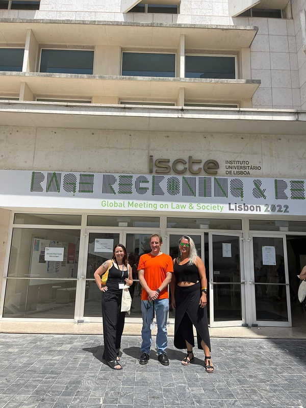 Crystal DeBoise, Rob Kampia, and J. Leigh Oshiro-Brantly in Lisbon for the Global Meeting on Law and Society.