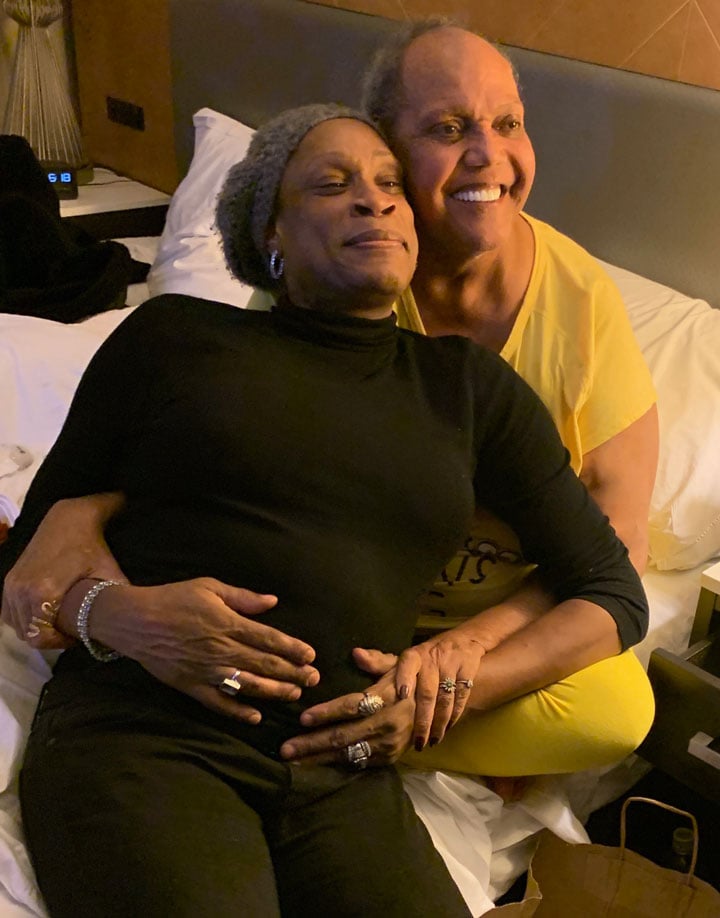 DSW Grantee Ceyenne Doroshow poses with Miss Major.