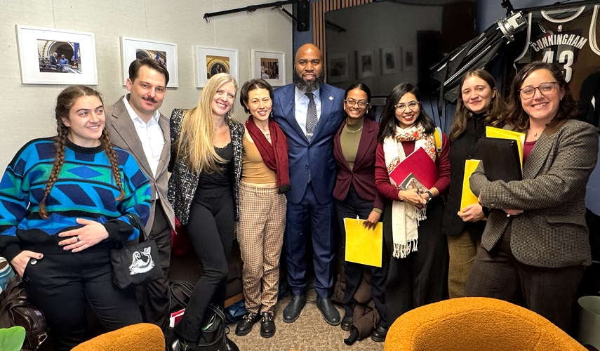 DSW Leads Coalition Lobbying at New York State Capitol