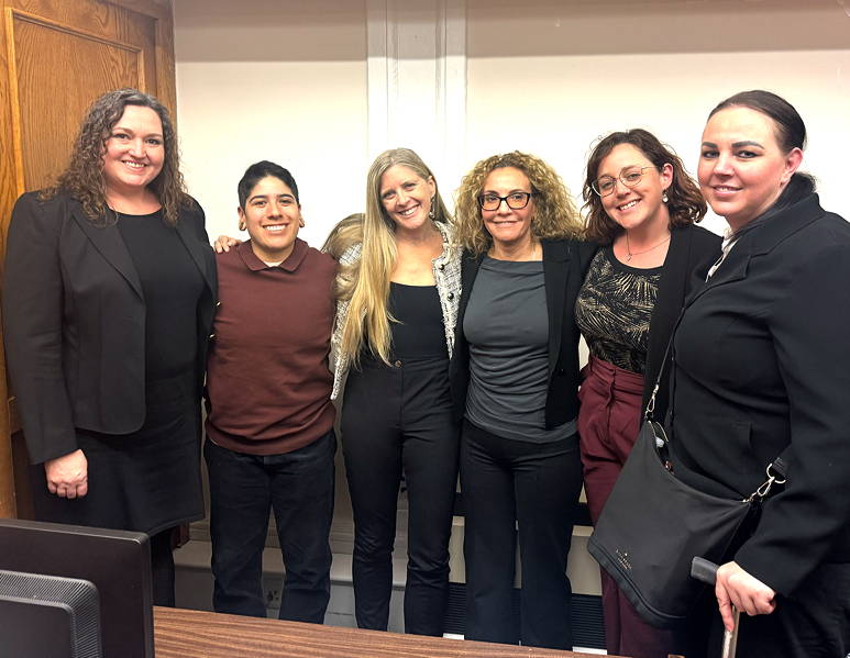 DSW staff and members of Boston Sex Workers and Allies Collective meet with legislators in Boston.