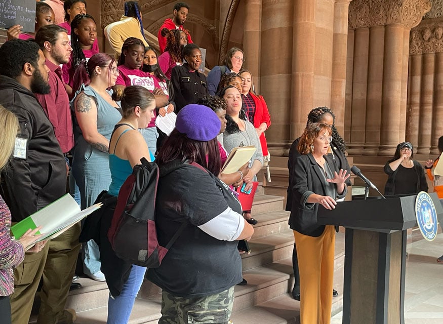 DSW Hosts NY Lobby Day of Action Against Gender-Based Violence