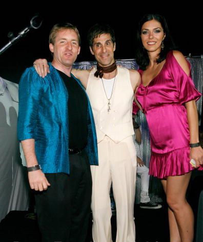 Perry Farrell and Adrianne Curry at Playboy Mansion