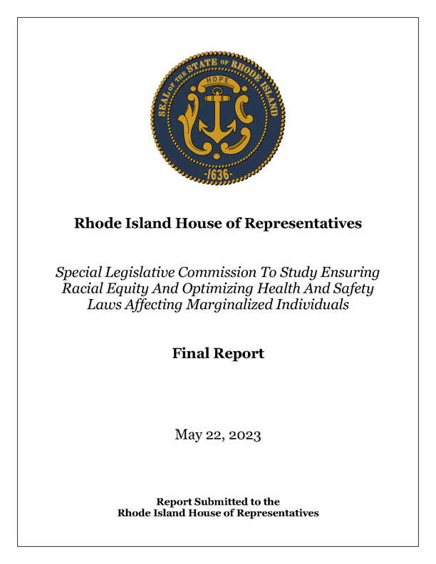 RI Legislative Study Commission Releases Report Recommending Reforms to Prostitution Laws