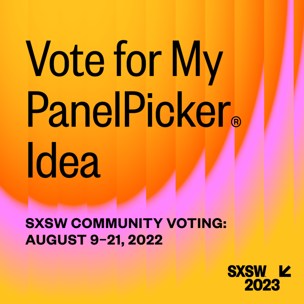 Vote for our SXSW panel.