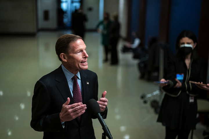 Sen. Richard Blumenthal (D-CT) is a co-sponsor of the Earn It Act. (The Washington Post, 2022)